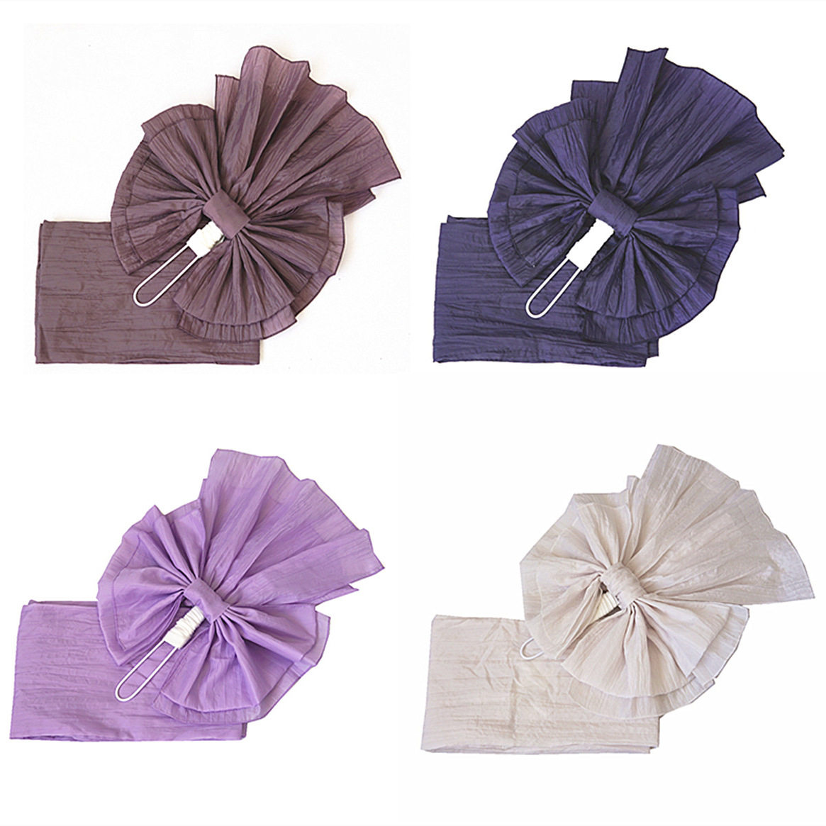 Embroidery Flower Pattern - Simple to Use Haori Belt with