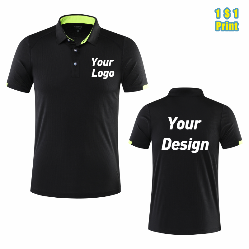 Embroidery Uniforms - Quick-Drying Breathable Sports Polo Shirt Custom