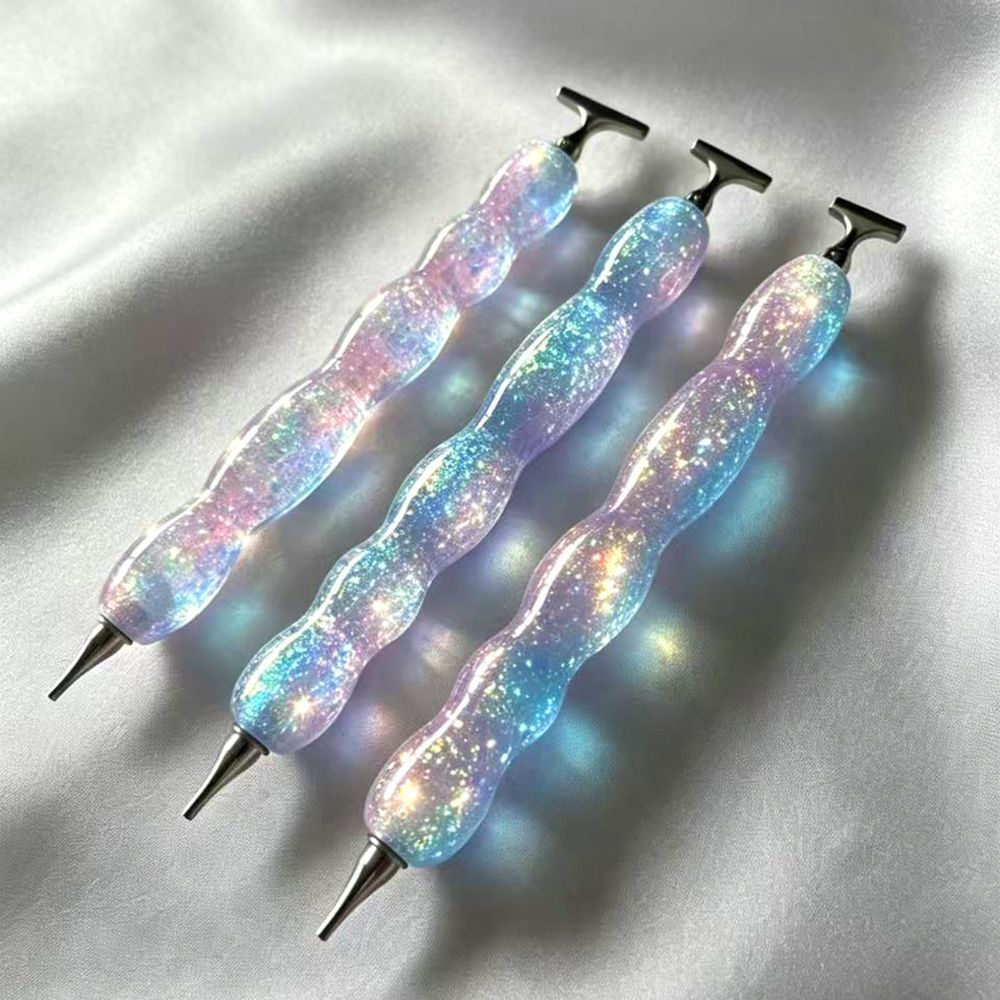 New Pink Blue Shiny Diamond Pa - Embroidery Painting ulasan dan harga