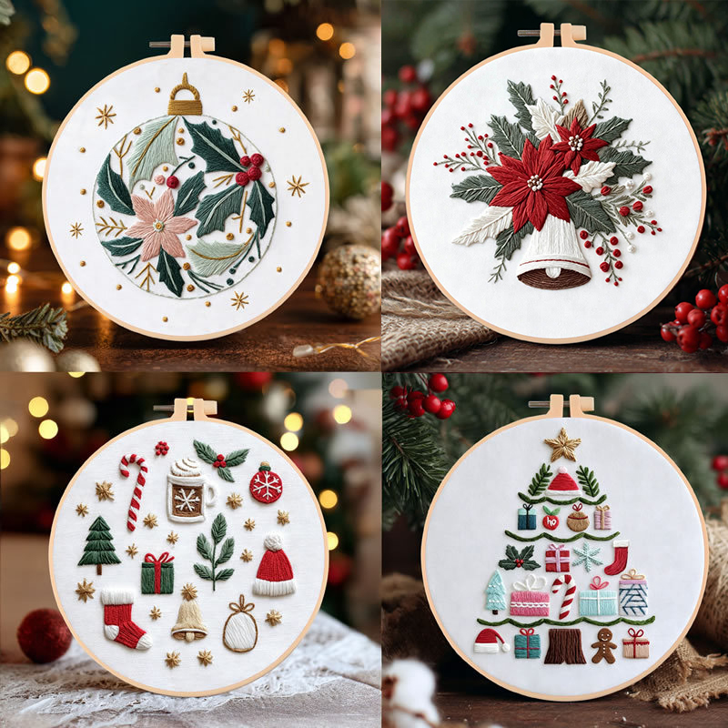DIY Embroidery Christmas Tree  - Embroidery A ulasan dan harga