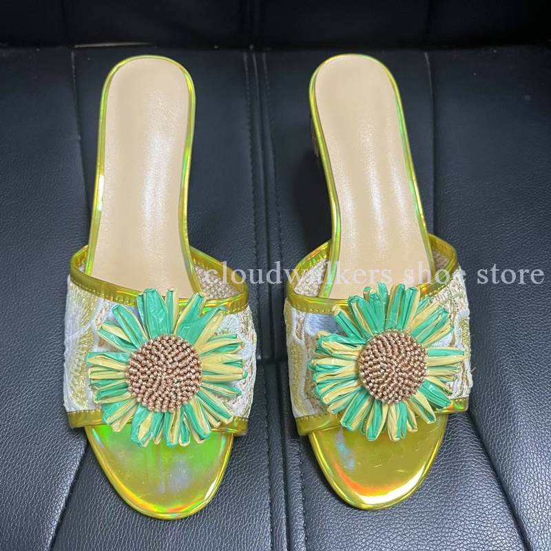Iridescent Embroidery Upper Su - Embroidery Flower ulasan dan harga