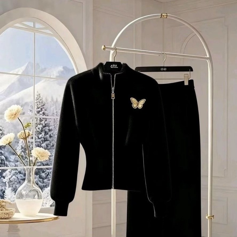 New Luxury High End Woolen Kni - Embroidery Uniforms ulasan dan harga