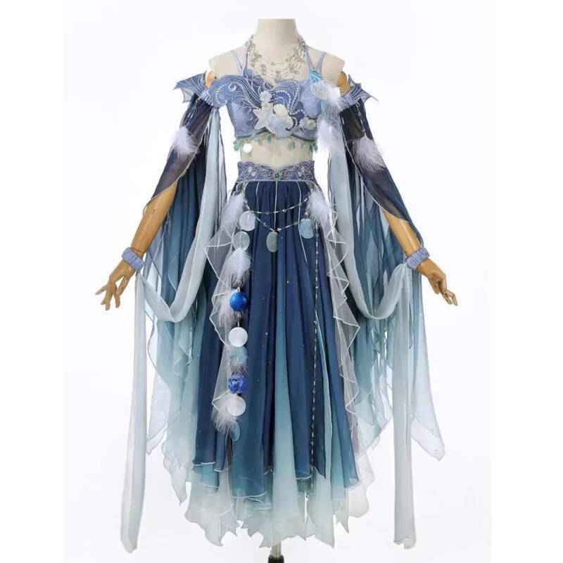 Exotic Blue Dress Heavy Embroi - Embroidery Skirt ulasan dan harga