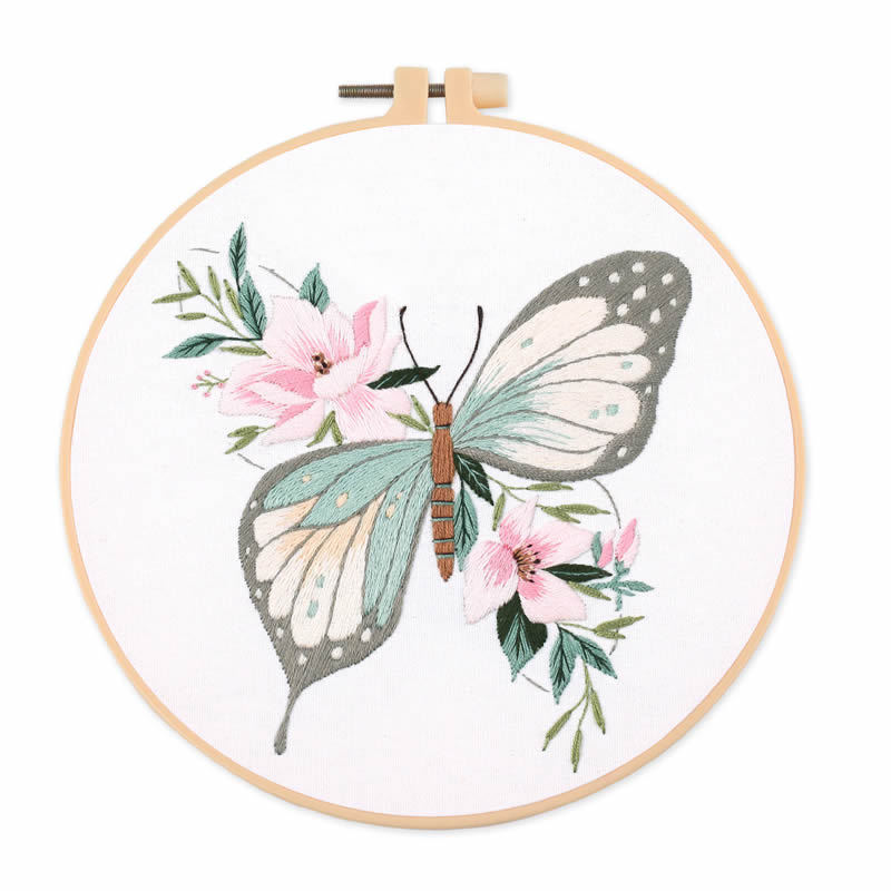 1pc 20X20CM 7.87 inch Embroide - Embroidery A ulasan dan harga