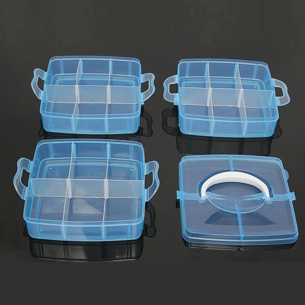 3 Layers 18 Compartments Plast - Embroidery Floss ulasan dan harga