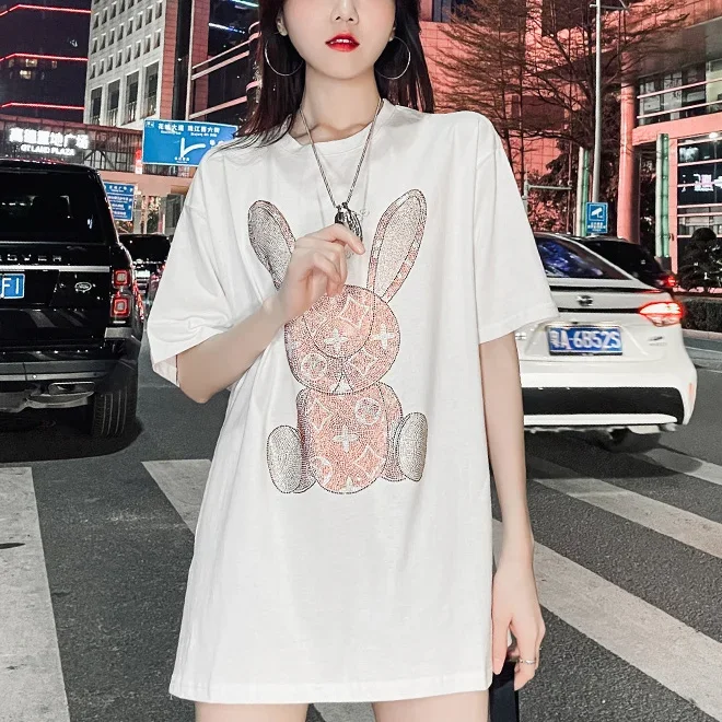 Women's Summer Casual T-Shirt: - Embroidery A ulasan dan harga