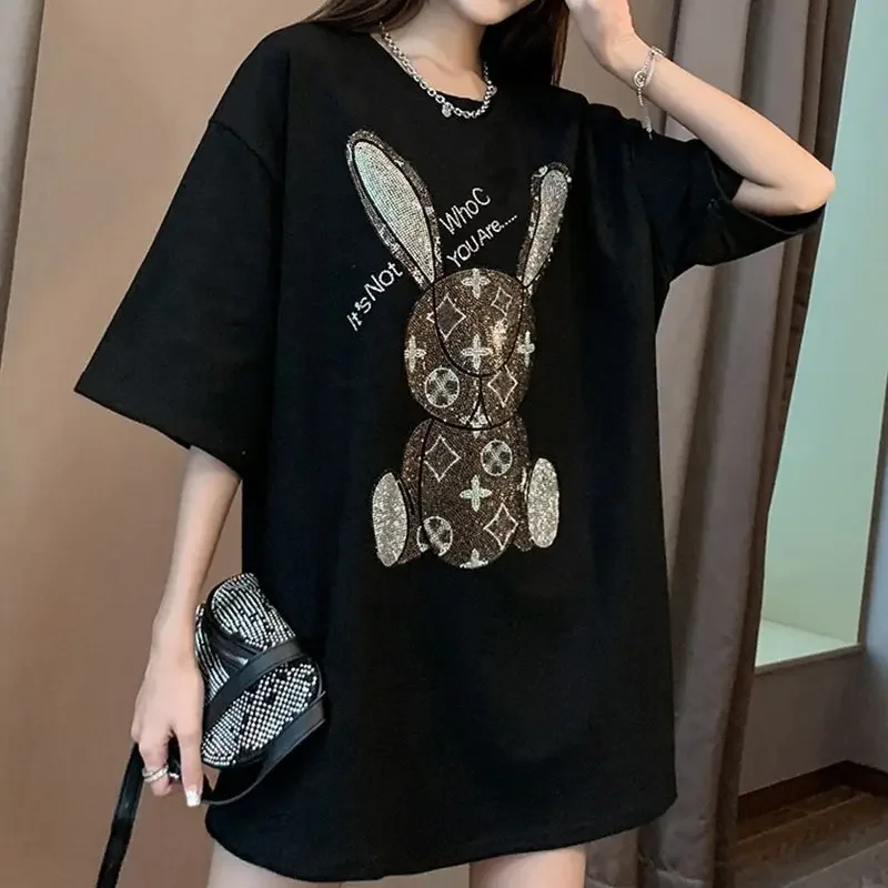 Women's Summer Casual T-Shirt: - Embroidery A ulasan dan harga