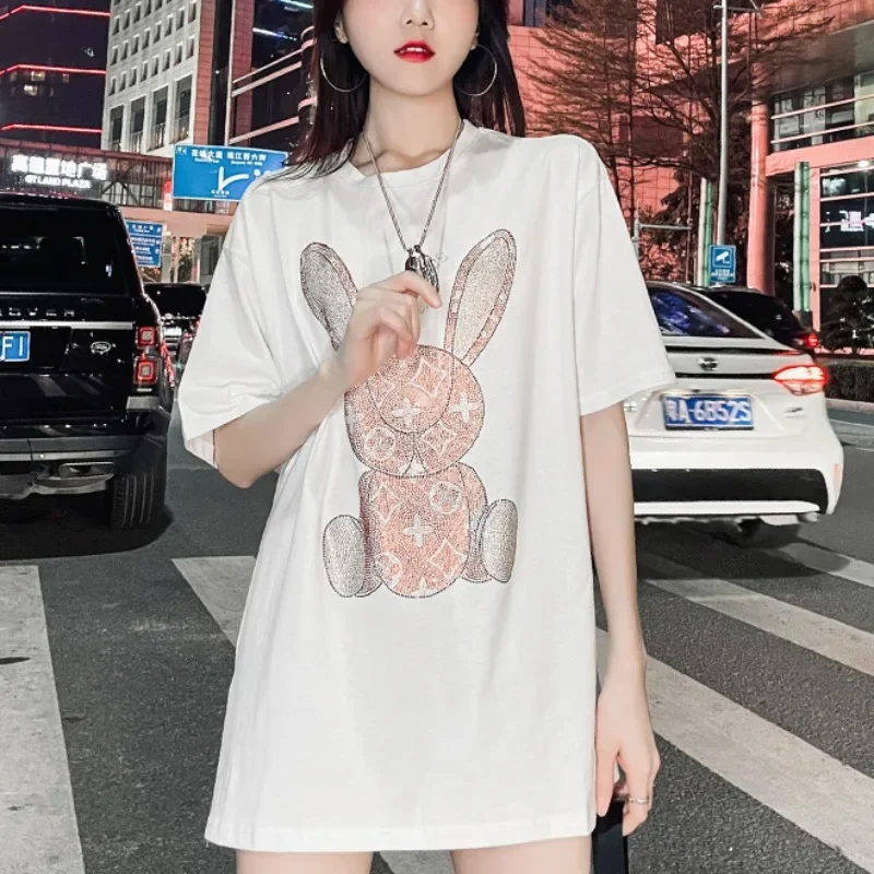 Women's Summer Casual T-Shirt: - Embroidery A ulasan dan harga