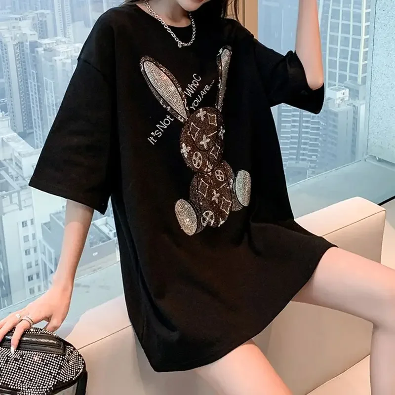 Women's Summer Casual T-Shirt: - Embroidery A ulasan dan harga