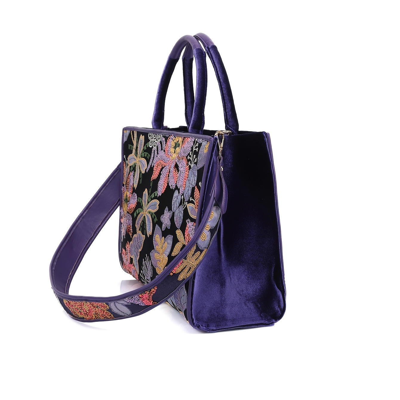 Women Shiny Sequins Pattern Ha - Embroidery Flower Pattern ulasan dan harga