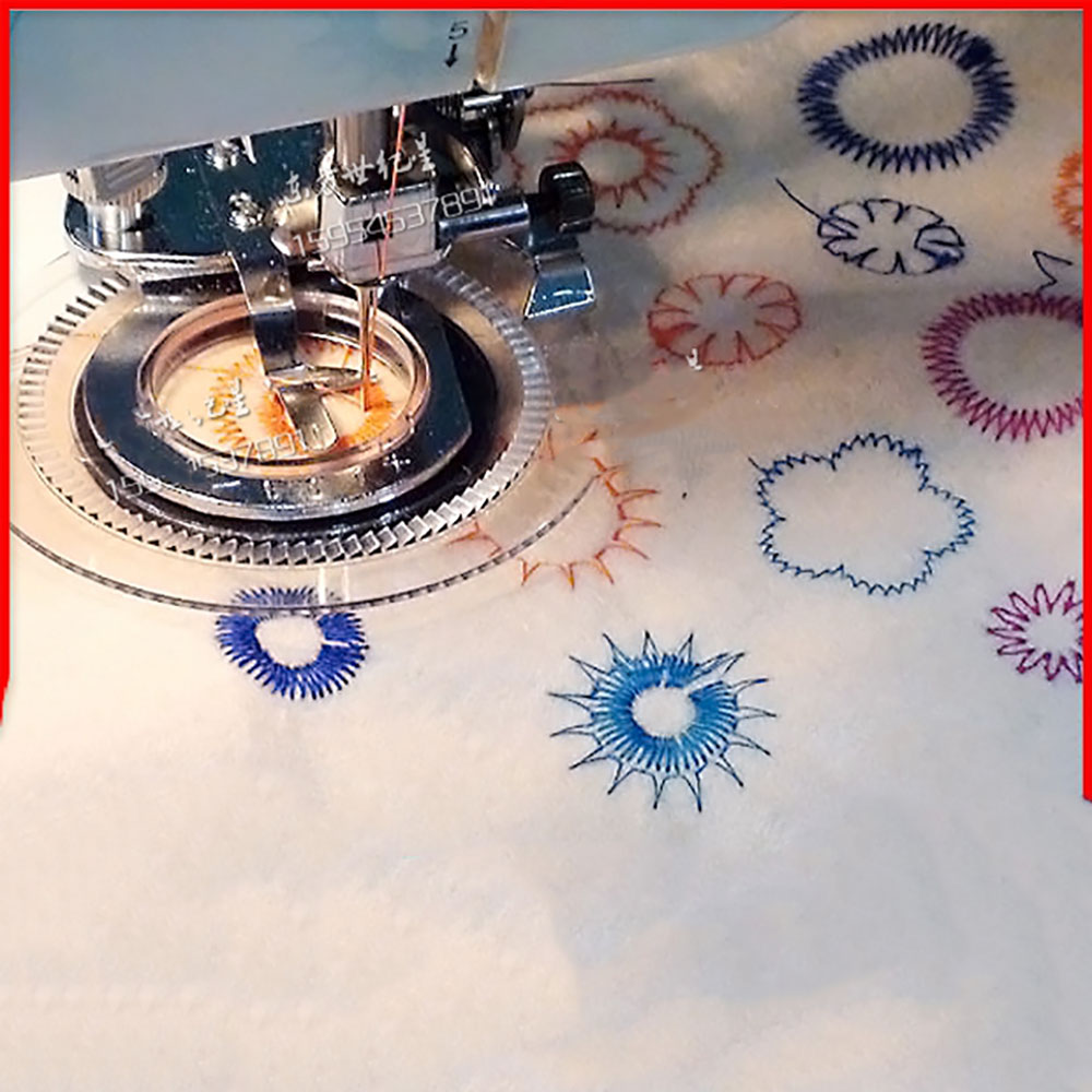 Household Multi-Function Sewin - Embroidery Daisy Flower ulasan dan harga