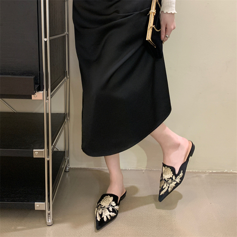 2026 New Women's Shoes Embroid - Embroidery Flower ulasan dan harga