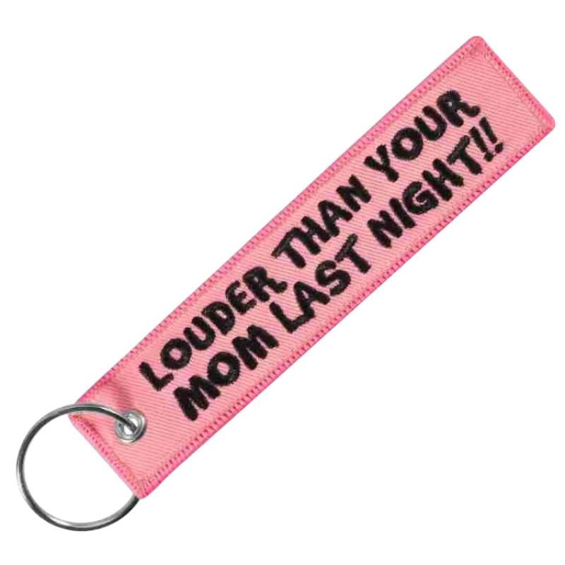 LOUDER THAN YOUR MOM Quotes Ke - Embroidery Quote ulasan dan harga