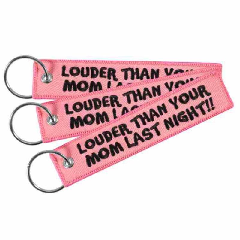 LOUDER THAN YOUR MOM Quotes Ke - Embroidery Quote ulasan dan harga
