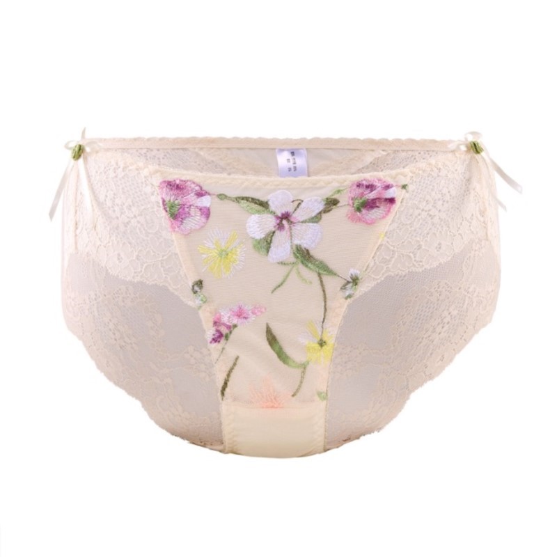 Lace See Through Women Sexy Li - Embroidery Flower ulasan dan harga