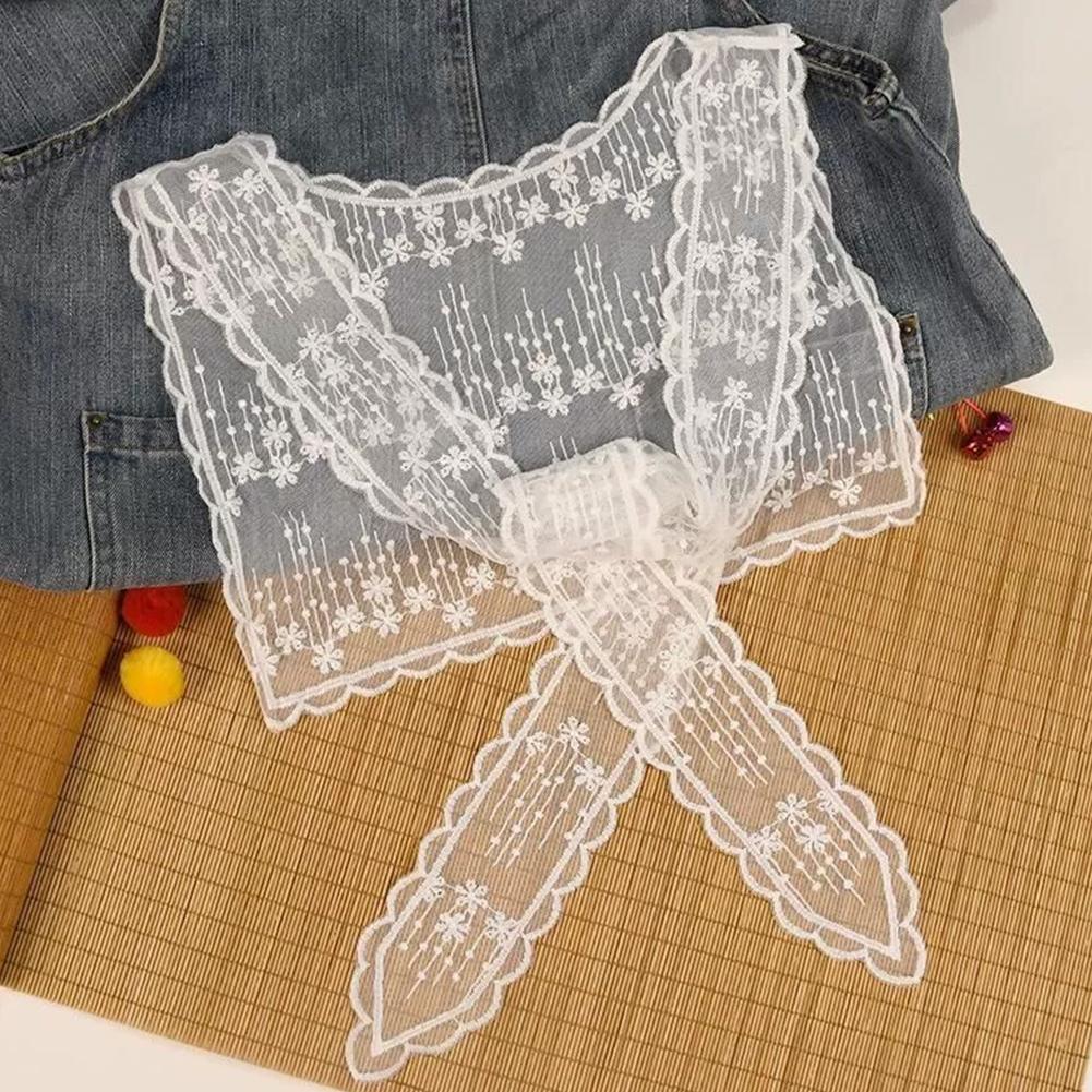 French Lace Shawl Scarf for Wo - Embroidery Uniforms ulasan dan harga