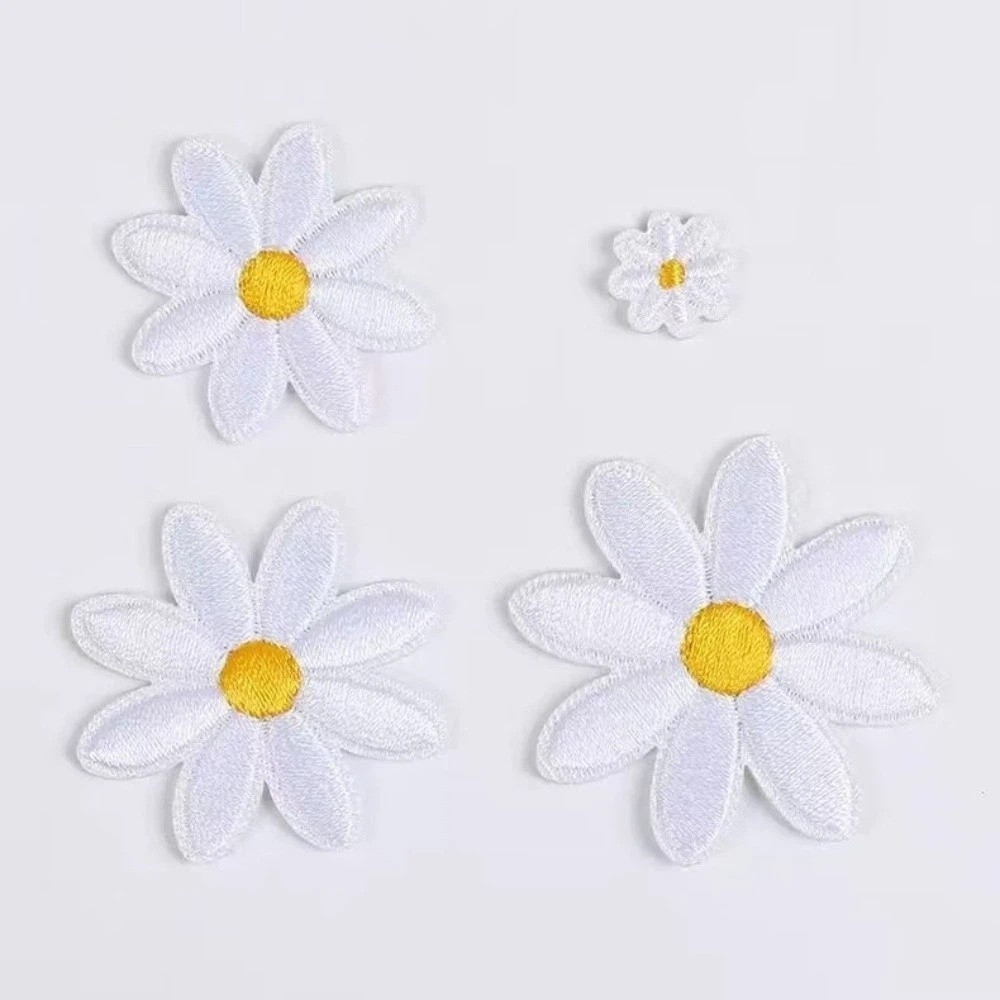 36Pcs Floral Pattern Daisy Flo - Embroidery Daisy Flower ulasan dan harga