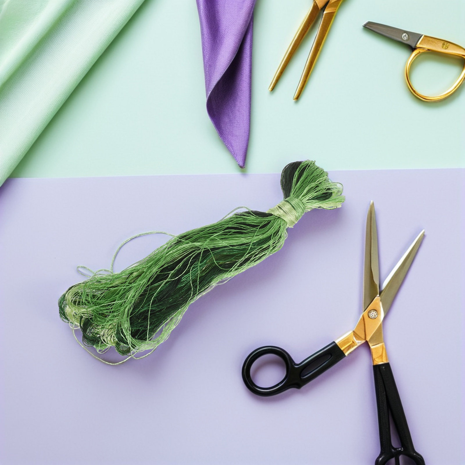 8Pcs Silk Embroidery Thread 65 - Embroidery Floss ulasan dan harga