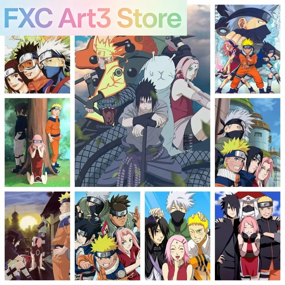 Frameless 1pc Naruto Class Sev - Embroidery Gift Ideas ulasan dan harga