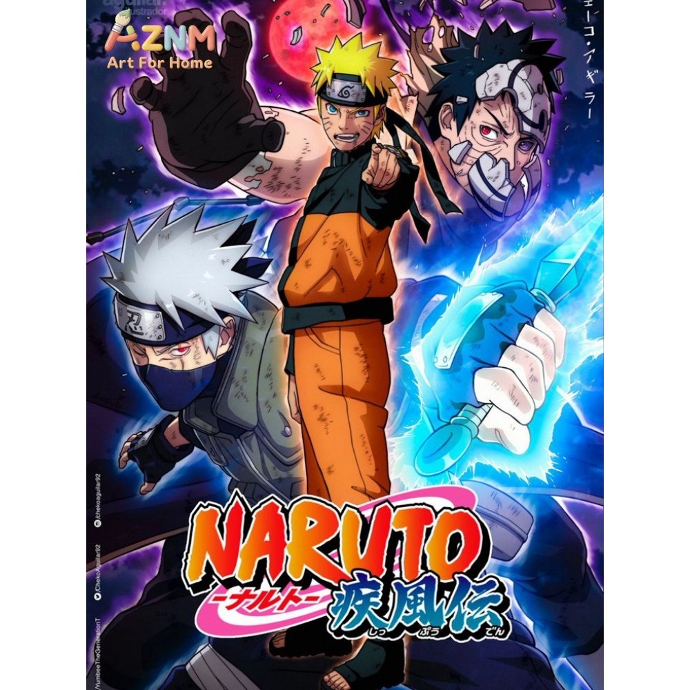 Frameless 1pc Naruto Class Sev - Embroidery Gift Ideas ulasan dan harga