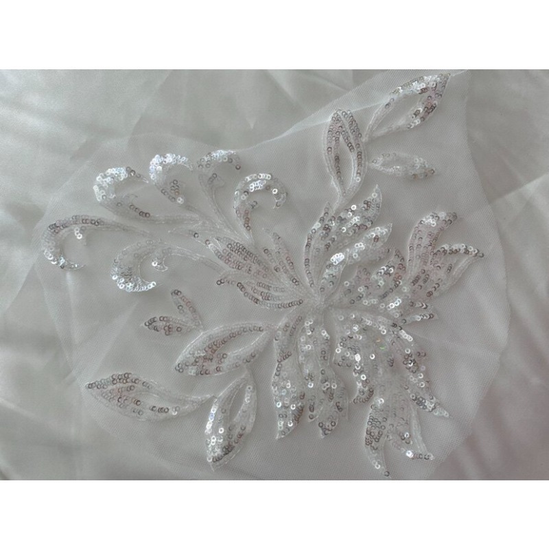 Lace Embroidery Mesh Sequin Fl - Embroidery Flower Pattern ulasan dan harga