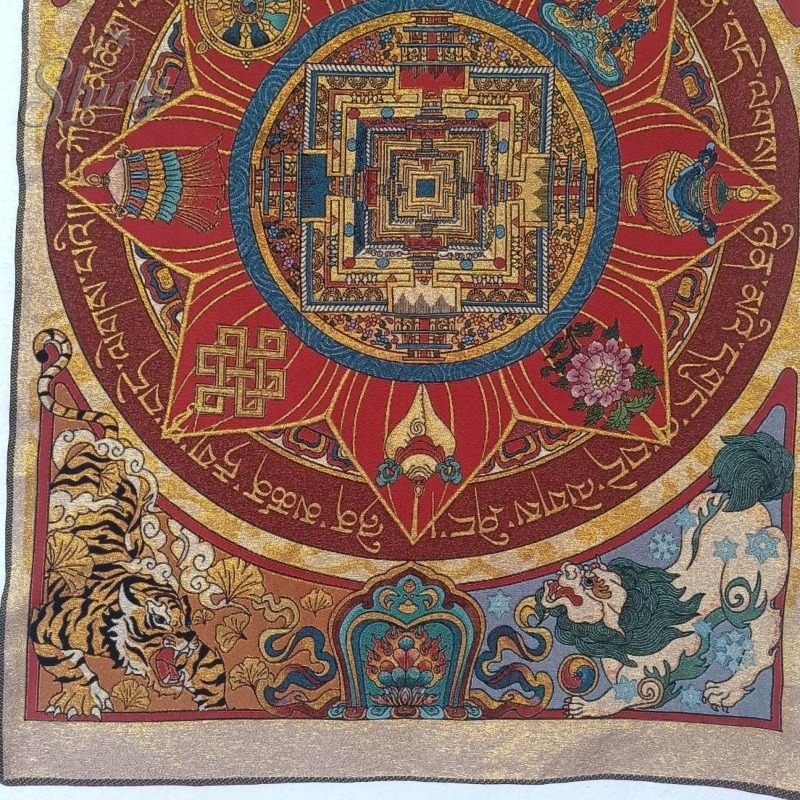 35.4″ Eight Treasures Mandala  - Embroidery Floss ulasan dan harga