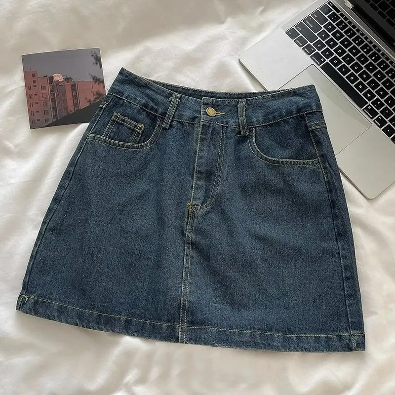 Y2K Denim Skirt Set: Vintage J - Embroidery A ulasan dan harga
