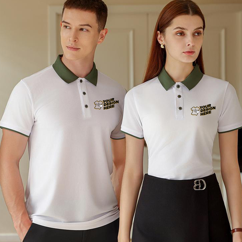 Color Block Polo Shirt - Free  - Embroidery Uniforms ulasan dan harga
