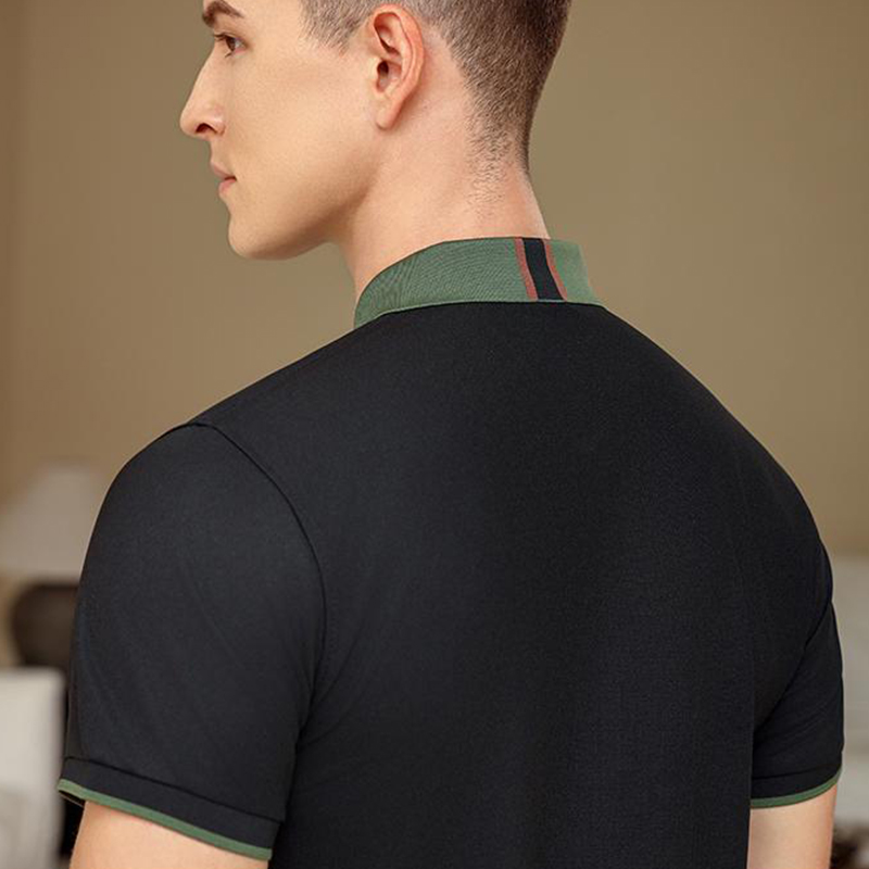 Color Block Polo Shirt - Free  - Embroidery Uniforms ulasan dan harga