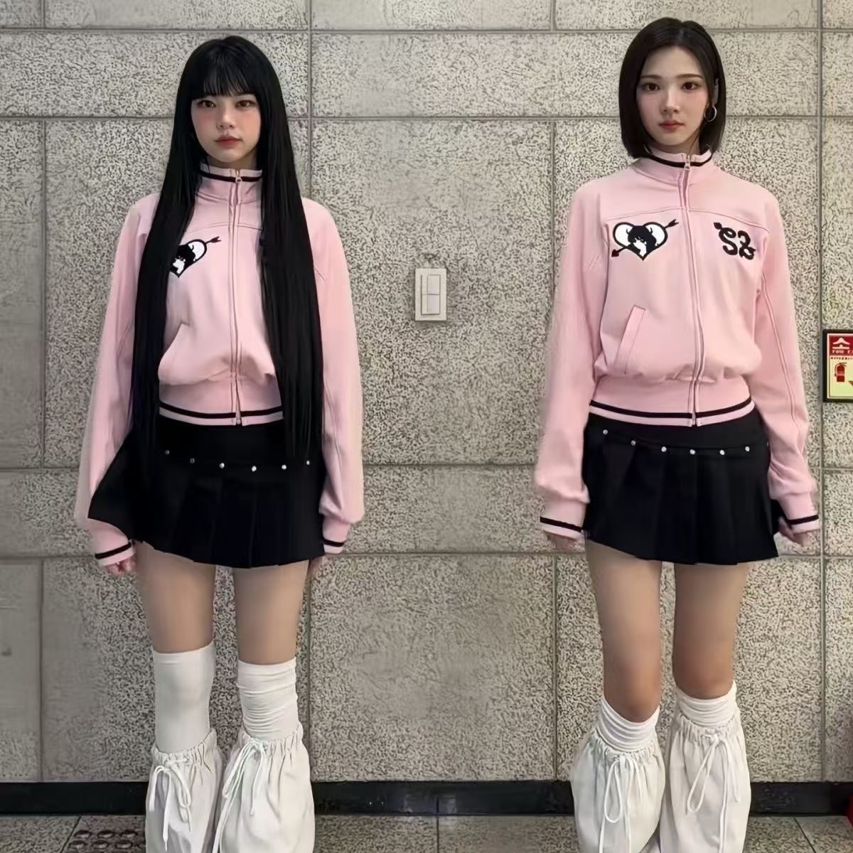Hearts2Hearts Dance Performanc - Embroidery Skirt ulasan dan harga