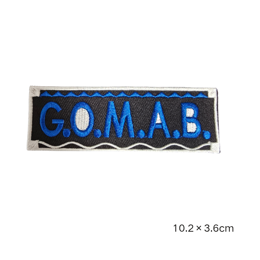 2PCS Zeta Phi Beta Black Blue  - Embroidery Quote ulasan dan harga