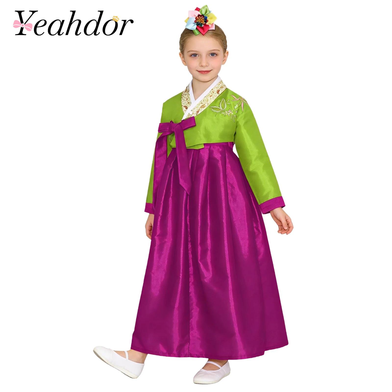 Kids Girls Korean National Han - Embroidery Skirt ulasan dan harga