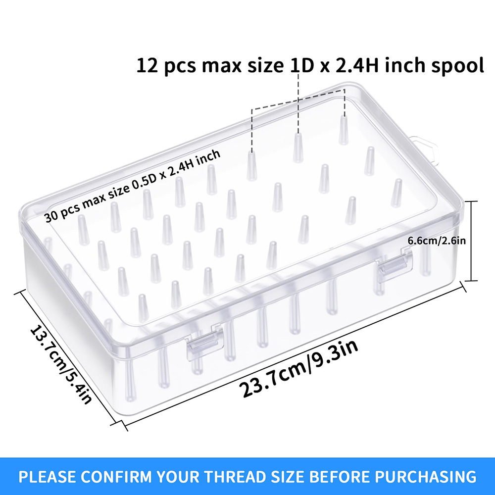 Thread Spool Organizer Box, Cl - Embroidery Floss ulasan dan harga