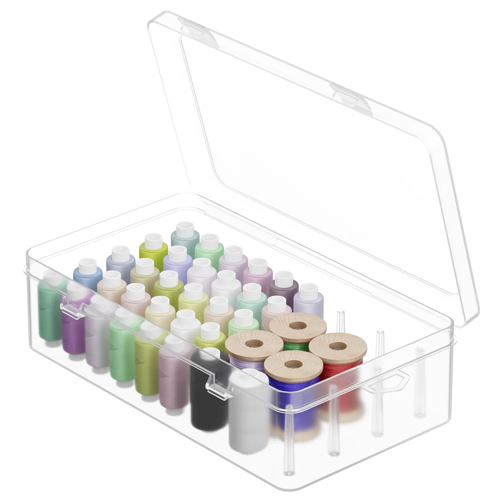 Thread Spool Organizer Box, Cl - Embroidery Floss ulasan dan harga