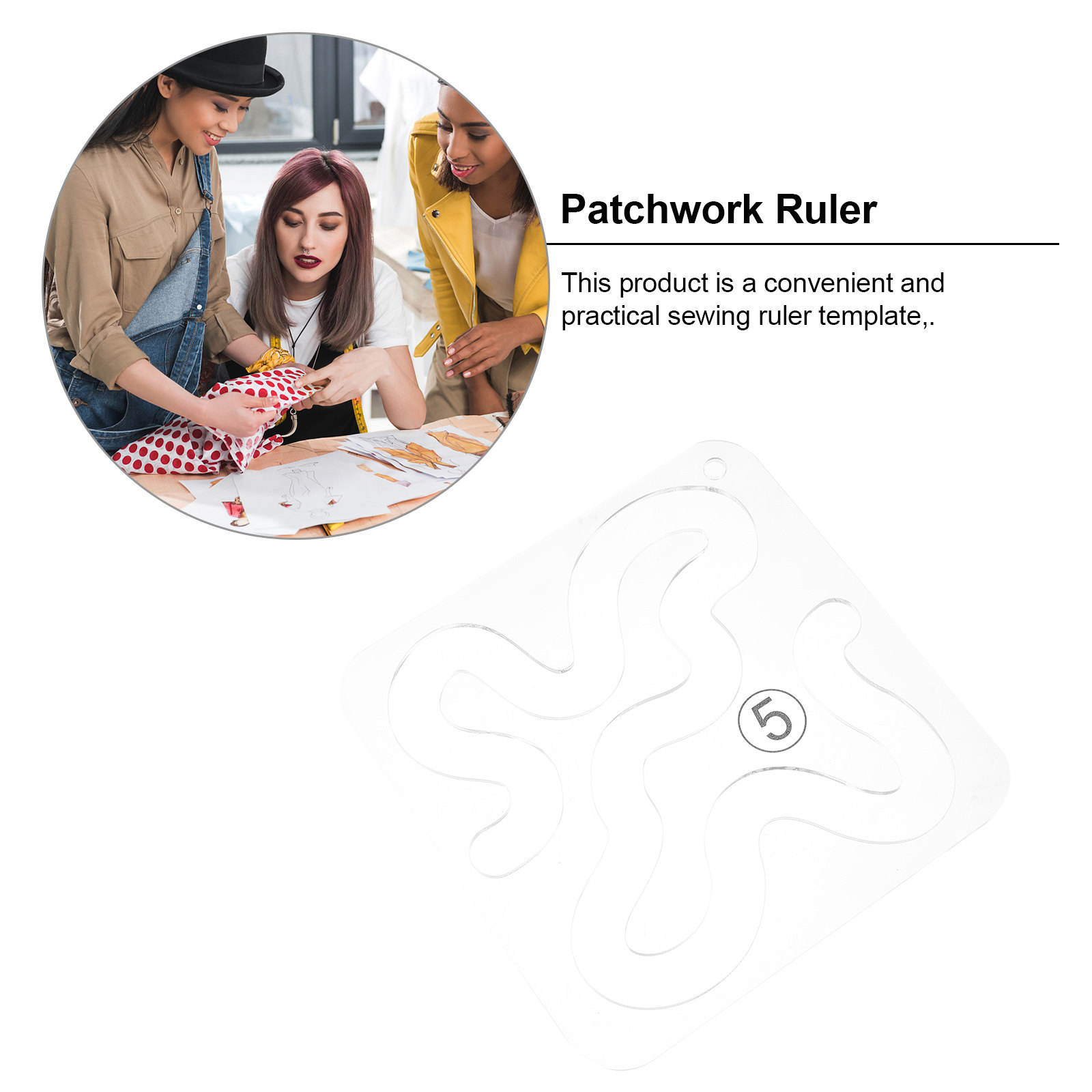 1Pcs Clear Acrylic Sewing Pain - Embroidery Painting ulasan dan harga