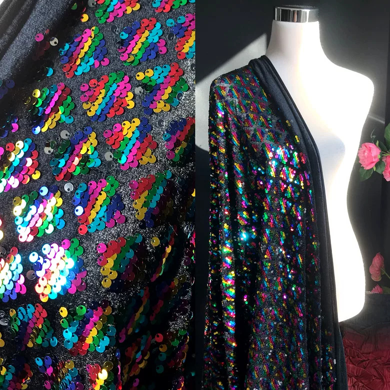 1yard Velvet bottom diamond sq - Embroidery Skirt ulasan dan harga