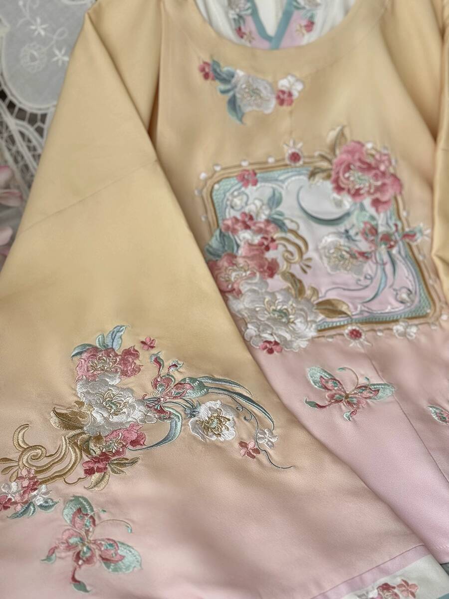 New Hanfu Women Ming System Ro - Embroidery Skirt ulasan dan harga