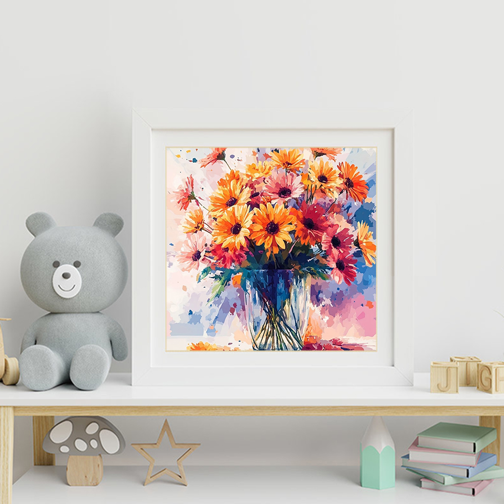 Evershine Diamond Art Painting - Embroidery Daisy Flower ulasan dan harga