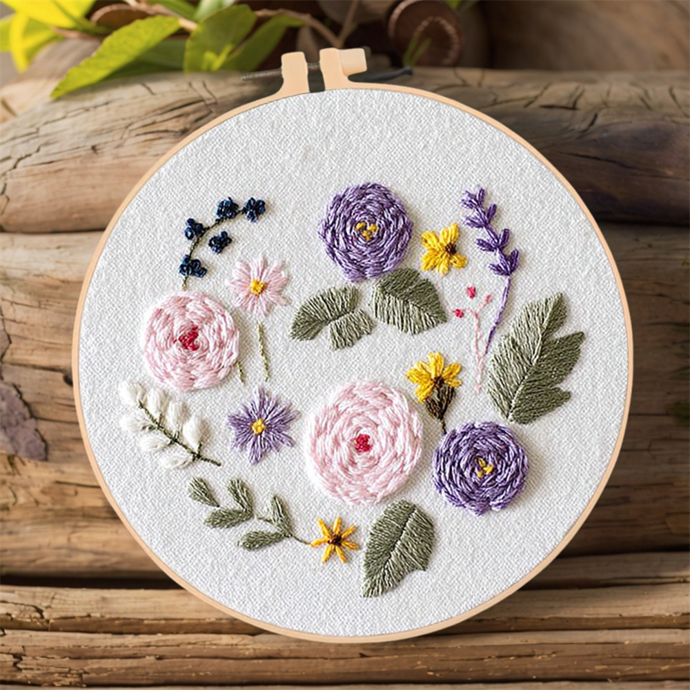MomoArt DIY Embroidery Kit Flo - Embroidery Daisy Flower ulasan dan harga