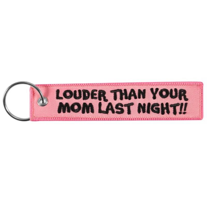 LOUDER THAN YOUR MOM Quotes Ke - Embroidery Quote ulasan dan harga