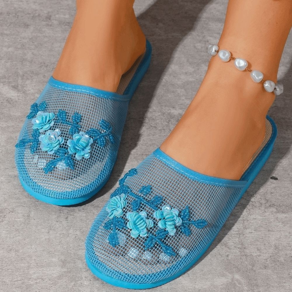 Fashion Flower Embroidery Mesh - Embroidery Flower ulasan dan harga